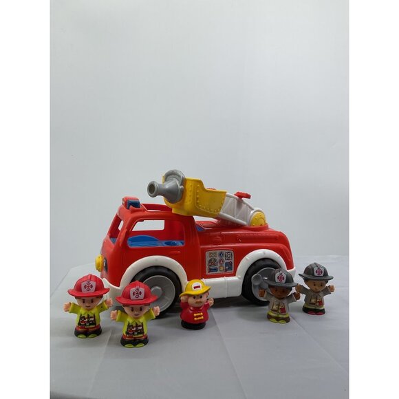 Fisher Price Little People Fire Truck & Figures Set - Picture 3 of 5